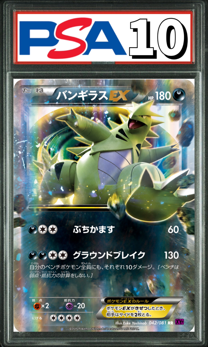 バンギラス EX RR 042/081 アンリミ PSA10